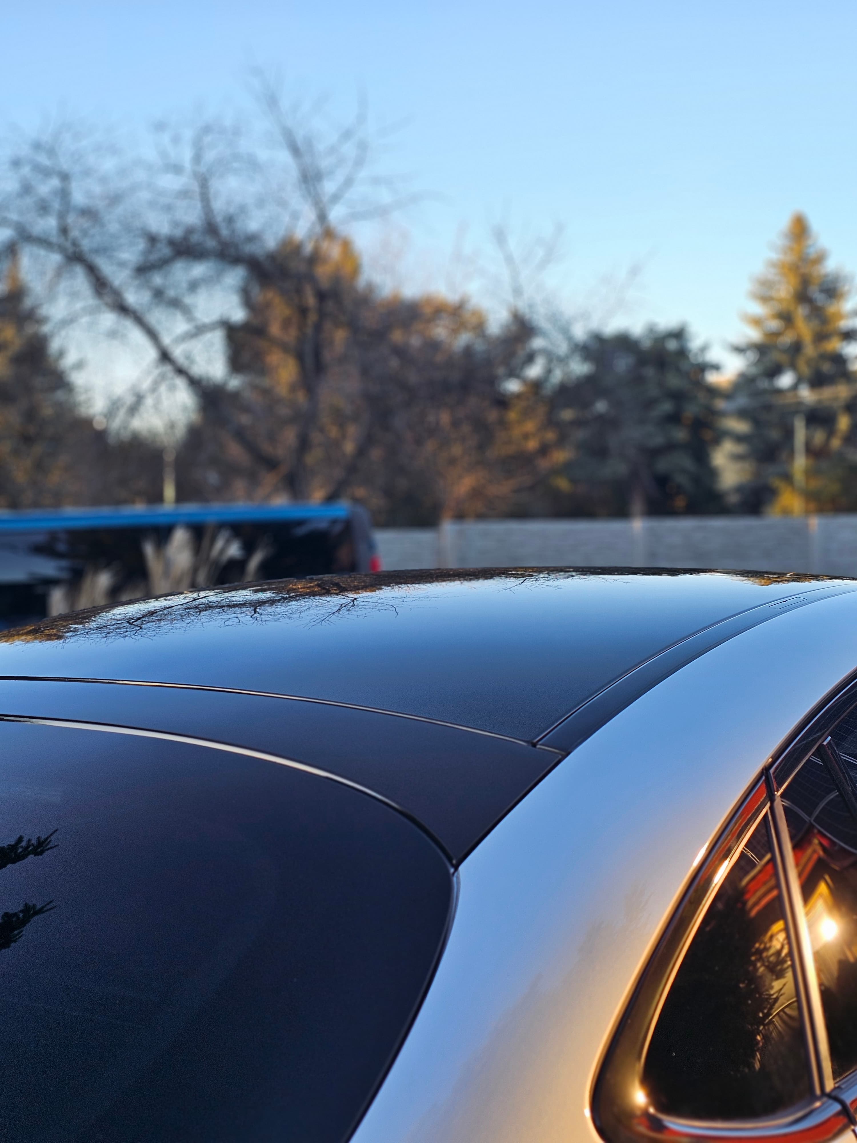 Mercedes GLC - dechroming, dach czarny połysk, lampy PPF 70%