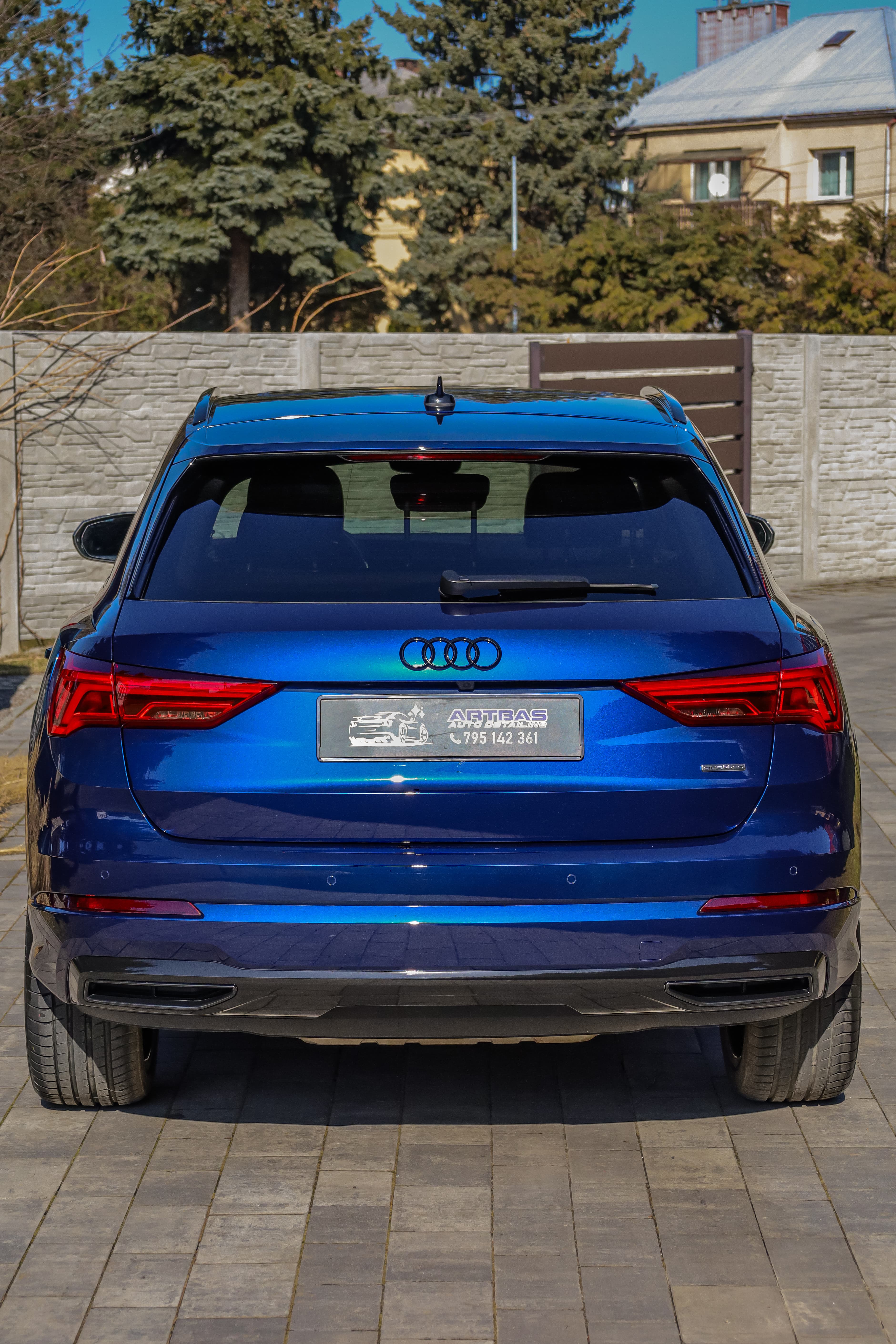 Audi Q3 - przyciemnianie szyb, detailing